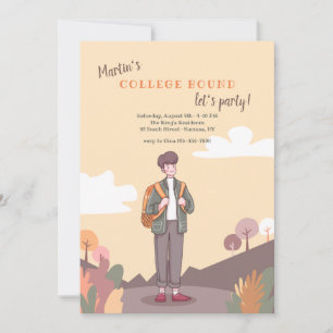 Convite de Festa para o Futuro Universitário Mascu