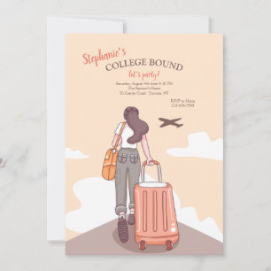 Convite de Festa para Universitária Feminina