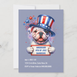 Convite de Festa Patriótica Fofa