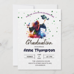 Convite de Festa Personalizado, formatura