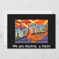 Convite de Festa Privada em Nova York