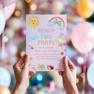 Convite de Festa Ready TWO