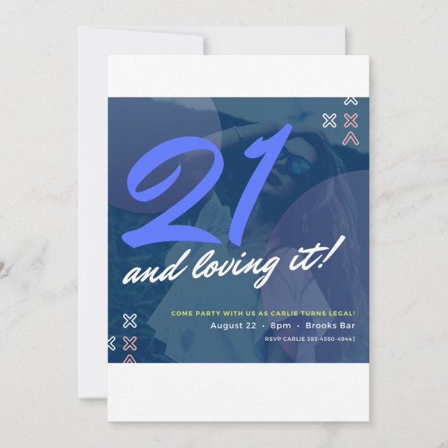 convite de festas (Frente)