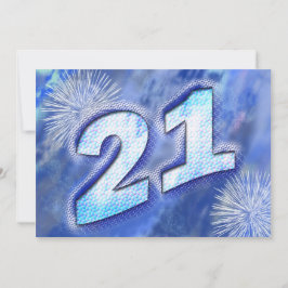 Convite de festas aniversário de 21 anos