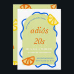 Convite de festas aniversário de 30 anos Mexicano<br><div class="desc">Você tem trinta anos,  sua dor nas costas...  talvez seja hora de dizer "ADIÓS 20s!" Evitando a fiesta média de joe-explodir? Temos você! Negrito e brilhante,  este convite irá facilmente encontrar a marca para um 30 de uptempo!</div>