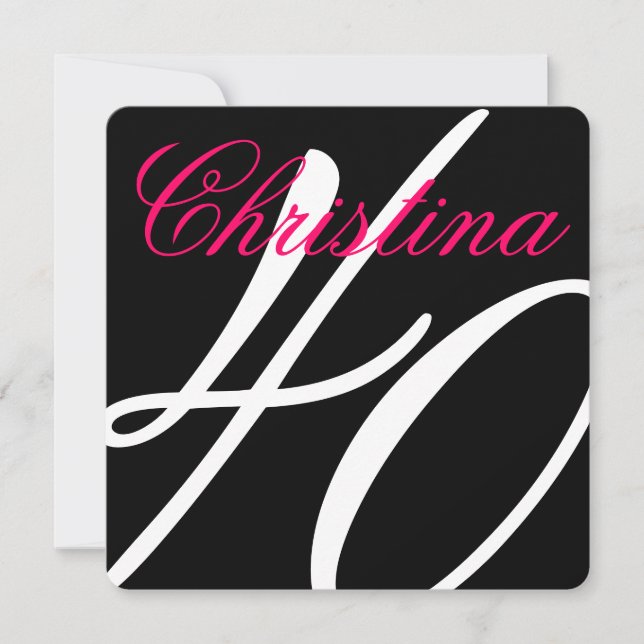 Convite de festas aniversário de 40 anos (Frente)