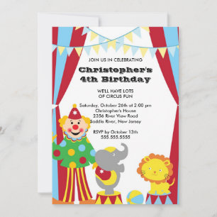 Convite de festas Aniversário de criança CUTE Ci