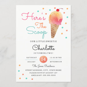 Convite de festas Aniversário de criança de Parte