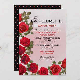 Convite de festas Bachelorette Watch, 5" x 7"