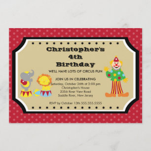 Convite de festas BONITO do aniversário de crian