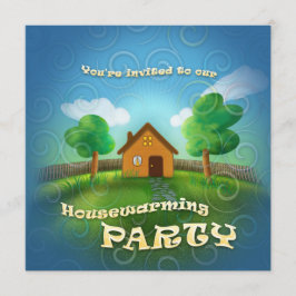 Convite de festas bonito do Housewarming