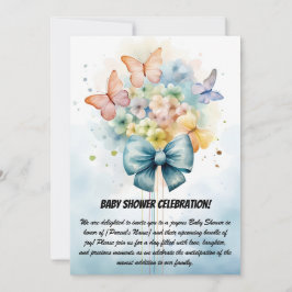 Convite de festas chá de fraldas