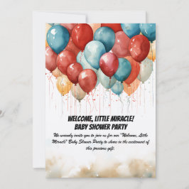 Convite de festas chá de fraldas