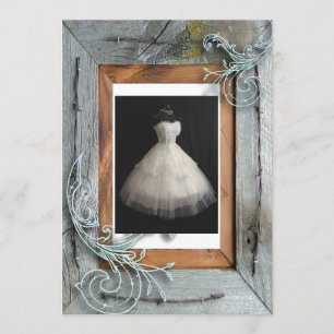 Convite de festas Chic Country Tea Chá de panela