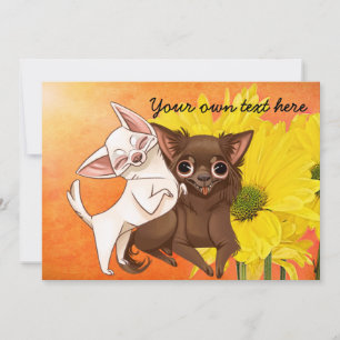 Convite de festas Chihuahua