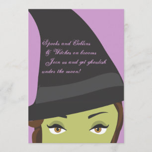 Convite de festas chique assustador do Dia das