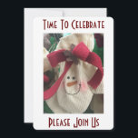 CONVITE DE FESTAS CHRISTMAS MITTEN SNOWMAN<br><div class="desc">convite de festas "CHRISTMAS MITTEN SNOWMAN"~~~</div>