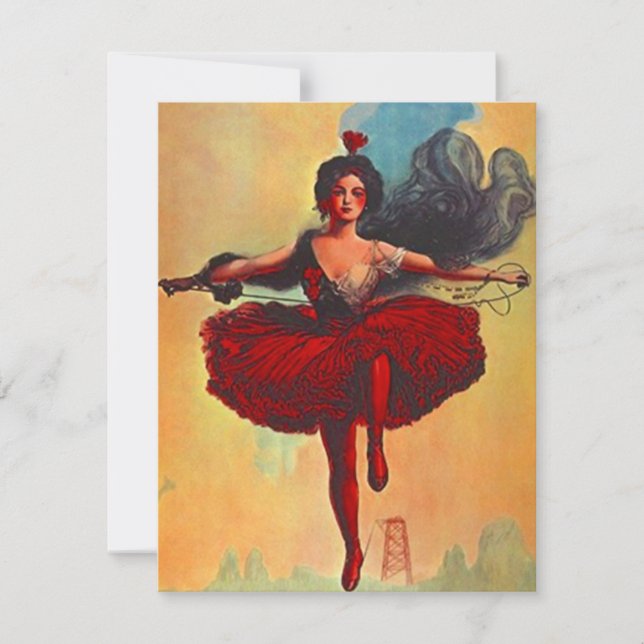 CONVITE DE FESTAS CIRCUS TIGHTROPE ~ EZ2 PERSONALI (Frente)