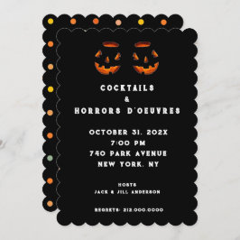 Convite de festas Cocktail do Dia das Bruxas Adult