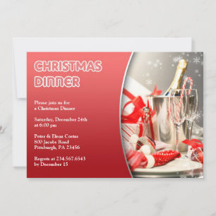 Convite de festas Cocktail Jante de Natal