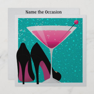 Convite de festas coquetel por SRF