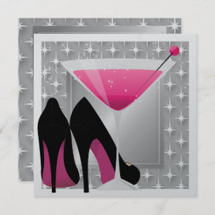 Convite de festas coquetel por SRF