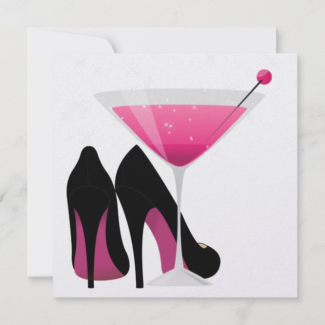 Convite de festas coquetel por SRF (Frente)