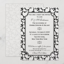 Convite de festas corporativo elegante