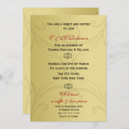 Convite de festas corporativo elegante