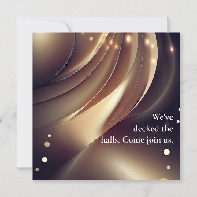 Convite de festas corporativo elegante profissiona (Frente)