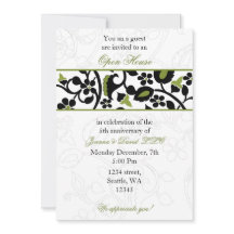 convite de festas corporativo Elegante verde