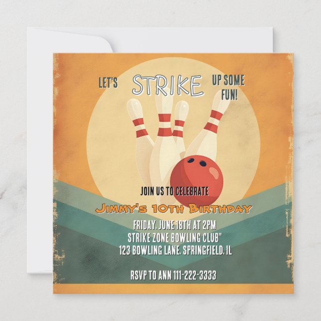 Convite de festas da Aniversário de criança da Bol (Frente)