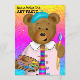 Convite de festas da arte