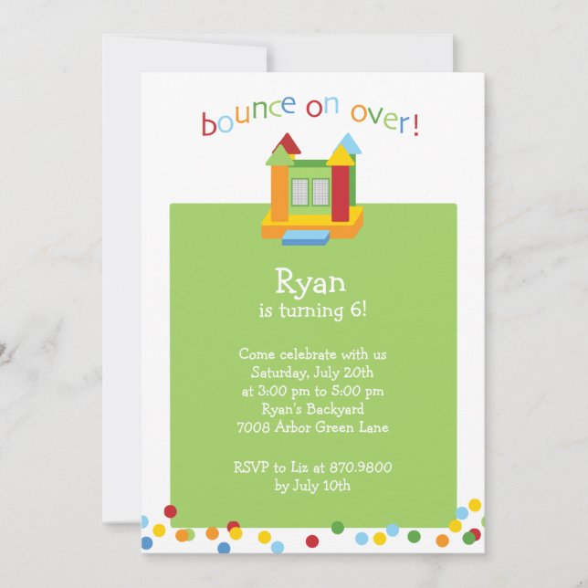 Convite de festas da Casa de Volta (Frente)