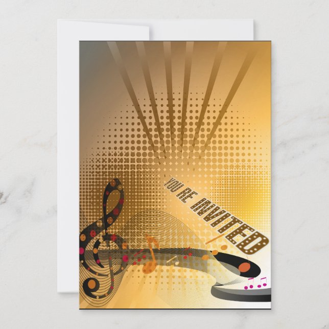 Convite de festas da celebração (Frente)