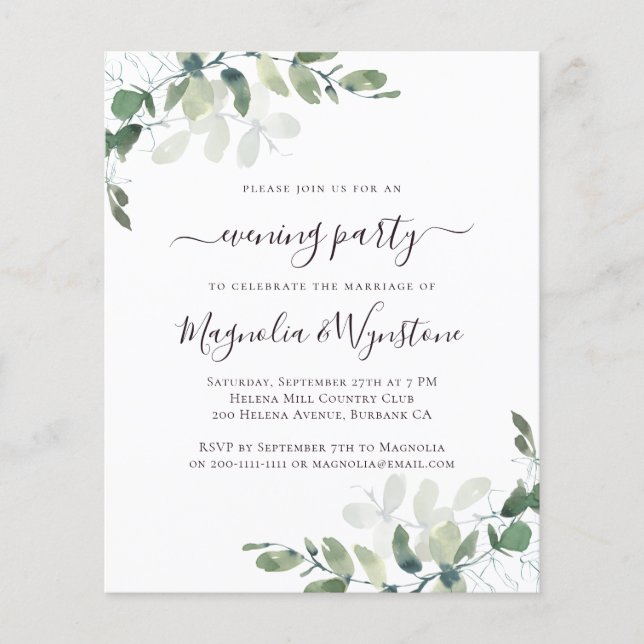 CONVITE DE FESTAS da Noite de Eucalyptus (Frente)