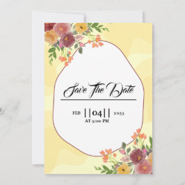 Convite de festas da paisagem casamento no inverno