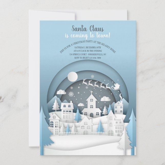 Convite de festas da vila de Natal (Frente)