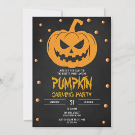 Convite de festas de Abóbora Halloween