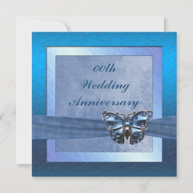 Convite de festas de Aniversário da Borboleta (Frente)