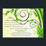 Convite de festas de Aniversário das Vinhas Subind<br><div class="desc">Reboques de vinha escalando através deste convite à terra. Adapta-se bem às comemorações de aniversário de qualquer ano e aniversário. O cartão é fácil de personalizar com seu texto, fonte, cor da fonte e escolha de seis tipos de papel. Não exatamente o que você está procurando? Todos os nossos produtos...</div>