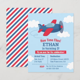 Convite de festas de Aniversário de criança de a