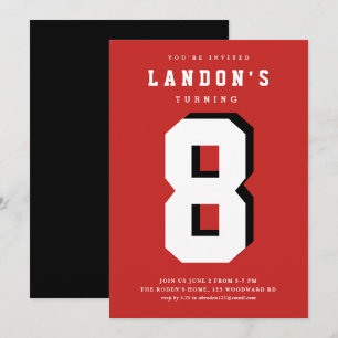 convite de festas de aniversário de criança fan