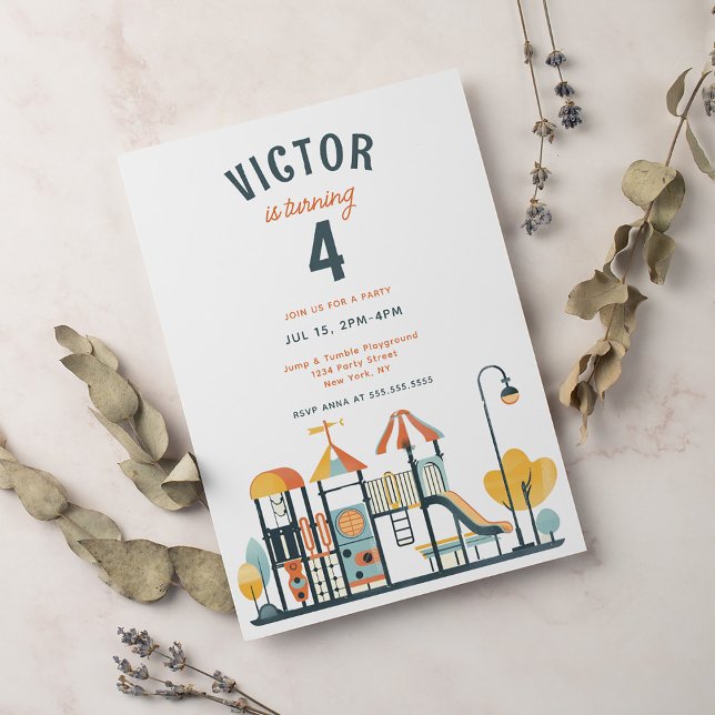 Convite de festas de Aniversário de criança para p (Criador carregado)