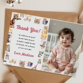 Convite de festas de aniversário de Gatinhos Gatin