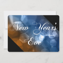 Convite de festas de Ano Novo Combinação de Cores