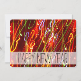 Convite de festas de Ano Novo das Luzes de Feriado