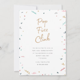 Convite de festas de Ano Novo de Memphis