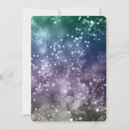 Convite de festas de Ano Novo Misturar Cores Bokeh