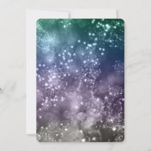 Convite de festas de Ano Novo Misturar Cores Bokeh